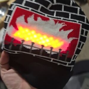 Fireplace Beanie That Turns ON AND OFF
